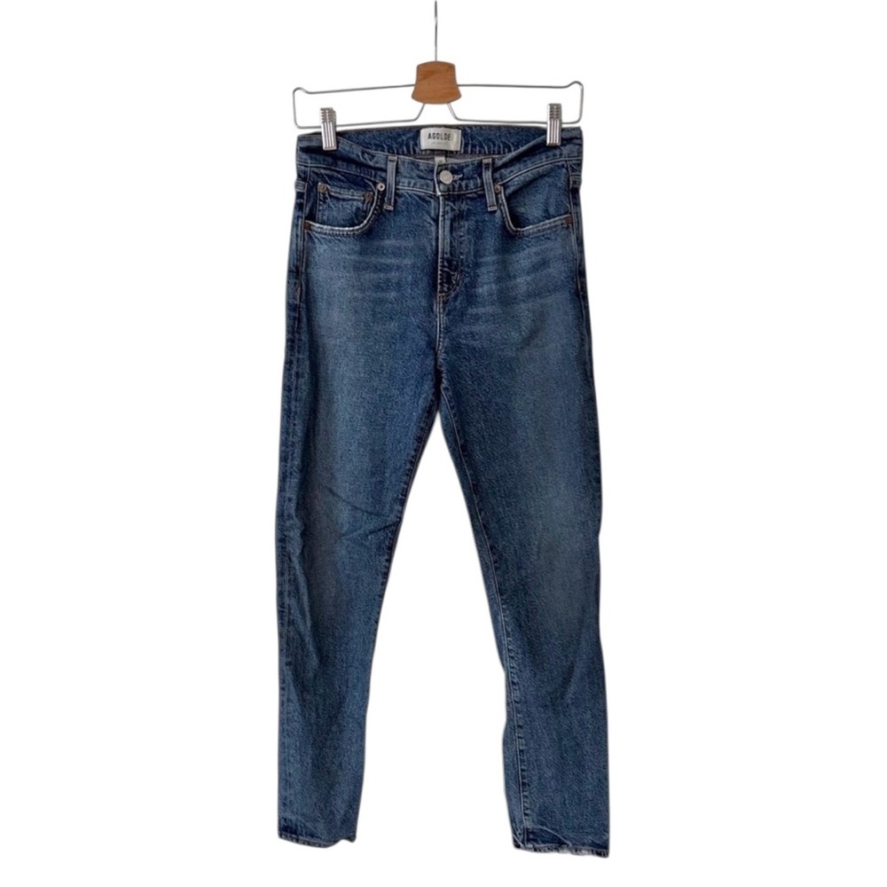 AGOLDE Toni Mid Rise Straight Leg Jeans